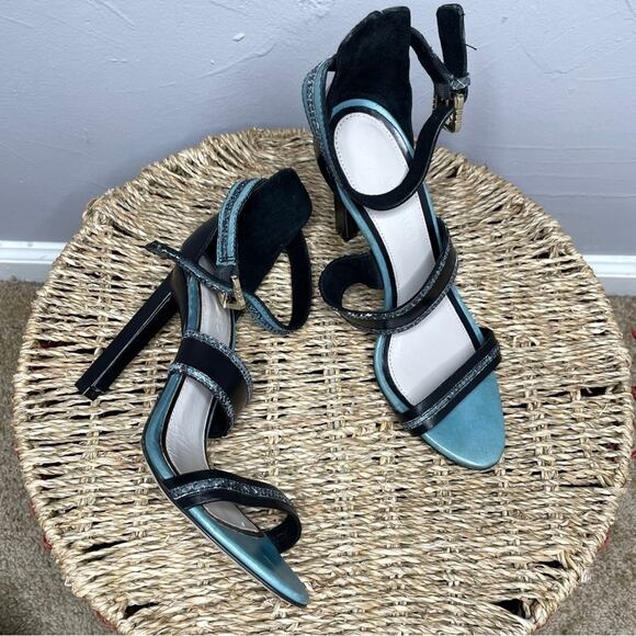 Jason Wu Shoes - JASON WU Snakeskin Leather Strappy Heels Womens Size 36.5 Italy Party Elevated